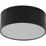 Solari LED 4000K 8cm black round ceiling lamp ZumaLine
