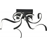 Stelo LED 57cm black modern ceiling lamp ZumaLine Stelo LED 57cm black modern ceiling lamp ZumaLine