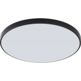 Plafon okrągły minimalistyczny Veri LED 37cm czarny Zumaline