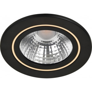 Alec LED 9.5cm black dimmable recessed spot lamp Nordlux