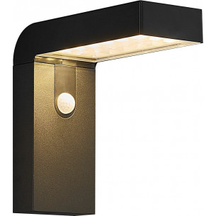 Alya LED black outdoor wall lamp with motion sensor Nordlux