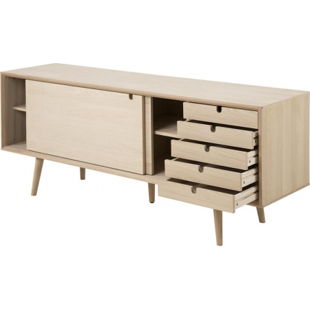 Century 180 oak scandinavain wooden cabinet Actona