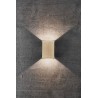 Fold LED 10cm brass outdoor wall lamp Nordlux