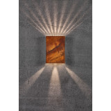 Kinkiet zewnętrzny elewacyjny Fold LED 15cm stal corten Nordlux