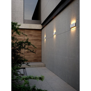 Kinver LED 26cm white outdoor wall lamp Nordlux