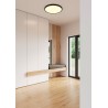 Oja Smart LED 29cm black minimalist ceiling lamp Nordlux