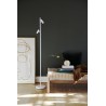 Omari LED white floor lamp with 2 spotlights and dimmer Nordlux