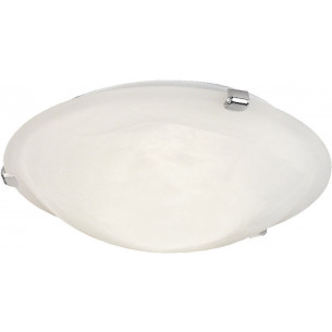 Petri 30cm white glass classic ceiling lamp Nordlux