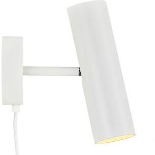 MIB 6 white wall lamp with switch DFTP 2