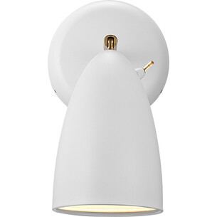 Nexus II white scandinavian wall lamp with switch DFTP 2