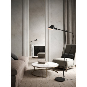 Stay black scandinavian floor lamp DFTP