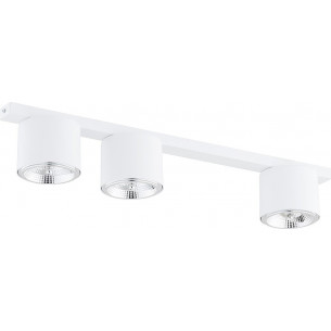 Nano 70cm white 3-spot ceiling lamp Emibig