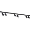 Reflektor sufitowy 6 punktowy Flash 116cm czarny Emibig
