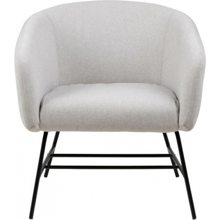 Ramsey grey upholstered armchair Actona