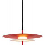 Lampa wisząca designerska Aeroplan LED 32cm czerwona LoftLight