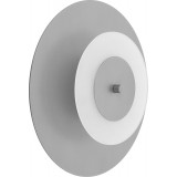 Kinkiet okrągły designerski Aeroplan LED 60cm anode natura szaro-srebrny LoftLight