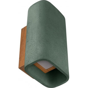 Conteak LED IP65 green outdoor concrete wall lamp LoftLight