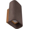 Conteak LED brown concrete loft wall lamp LoftLight