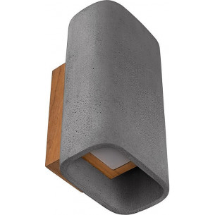 Conteak LED IP65 anthracite outdoor concrete wall lamp LoftLight