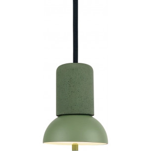 Giro 15cm green concrete pendant lamp LoftLight