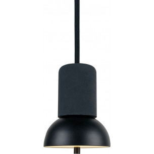 Giro 15cm black concrete pendant lamp LoftLight