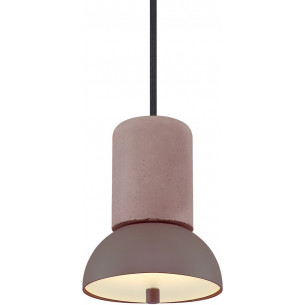 Giro 15cm purple concrete pendant lamp LoftLight