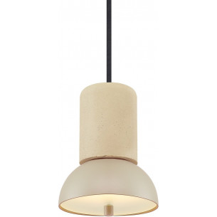 Giro 15cm beige concrete pendant lamp LoftLight