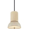 Giro 15cm beige concrete pendant lamp LoftLight