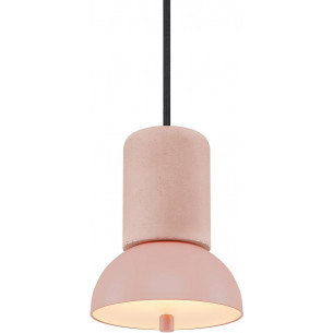 Lampa wisząca betonowa Giro 15cm różowa Loftlight