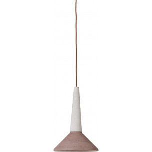 Medano 20cm brown&amp;natural grey concrete pendant lamp LoftLight