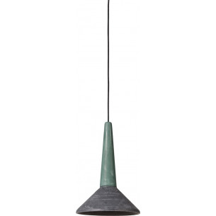 Medano 20cm anthracite&amp;green concrete pendant lamp LoftLight