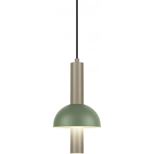 Hidalgo LED 15cm green&amp;beige designer pendant lamp LoftLight