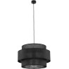 Lamp wisząca z abażurem Calisto Black 50cm czarna Lighting