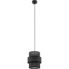 Lamp wisząca z abażurem Calisto Black 20cm czarna Lighting