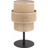 Calisto jute&black boho night lamp TK Lighting