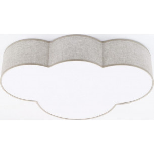 Cloud 63cm linen children's ceiling lamp TK Lighting