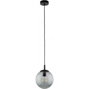 Lampa wisząca szklana kula Esme 30cm grafitowa TK Lighting