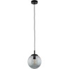 Esme 30cm graphite glass sphere pendant lamp TK Lighting