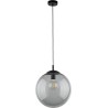 Esme 35cm graphite glass sphere pendant lamp TK Lighting