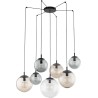 Esme 180cm multicolored 7 glass globes pendant lamp TK Lighting