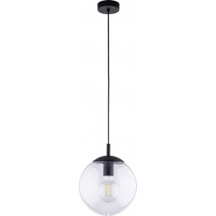 Lampa wisząca szklana kula Esme 25cm przeźroczysta TK Lighting