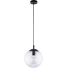 Esme 25cm transparent glass sphere pendant lamp TK Lighting