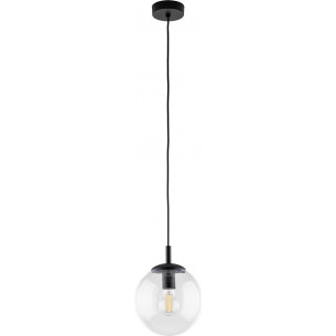 Esme 30cm transparent glass sphere pendant lamp TK Lighting