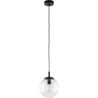 Lampa wisząca szklana kula Esme 30cm przeźroczysta TK Lighting