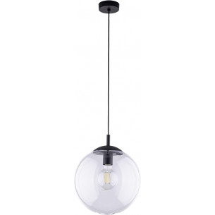 Esme 35cm transparent glass sphere pendant lamp TK Lighting