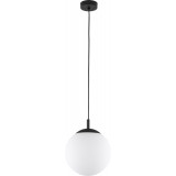 Lampa wisząca szklana kula Esme 30cm biała TK Lighting