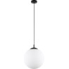 Esme 35cm white glass globe pendant lamp TK Lighting