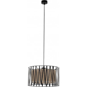 Harmony Nature 30cm brown&amp;black pendant lamp with shade TK Lighting