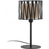 Harmony Nature brown&black bedside lamp with shade TK Lighting