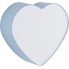 Plafon dziecięcy w kształcie serca Heart 38,5x42cm niebieski TK Lighting
